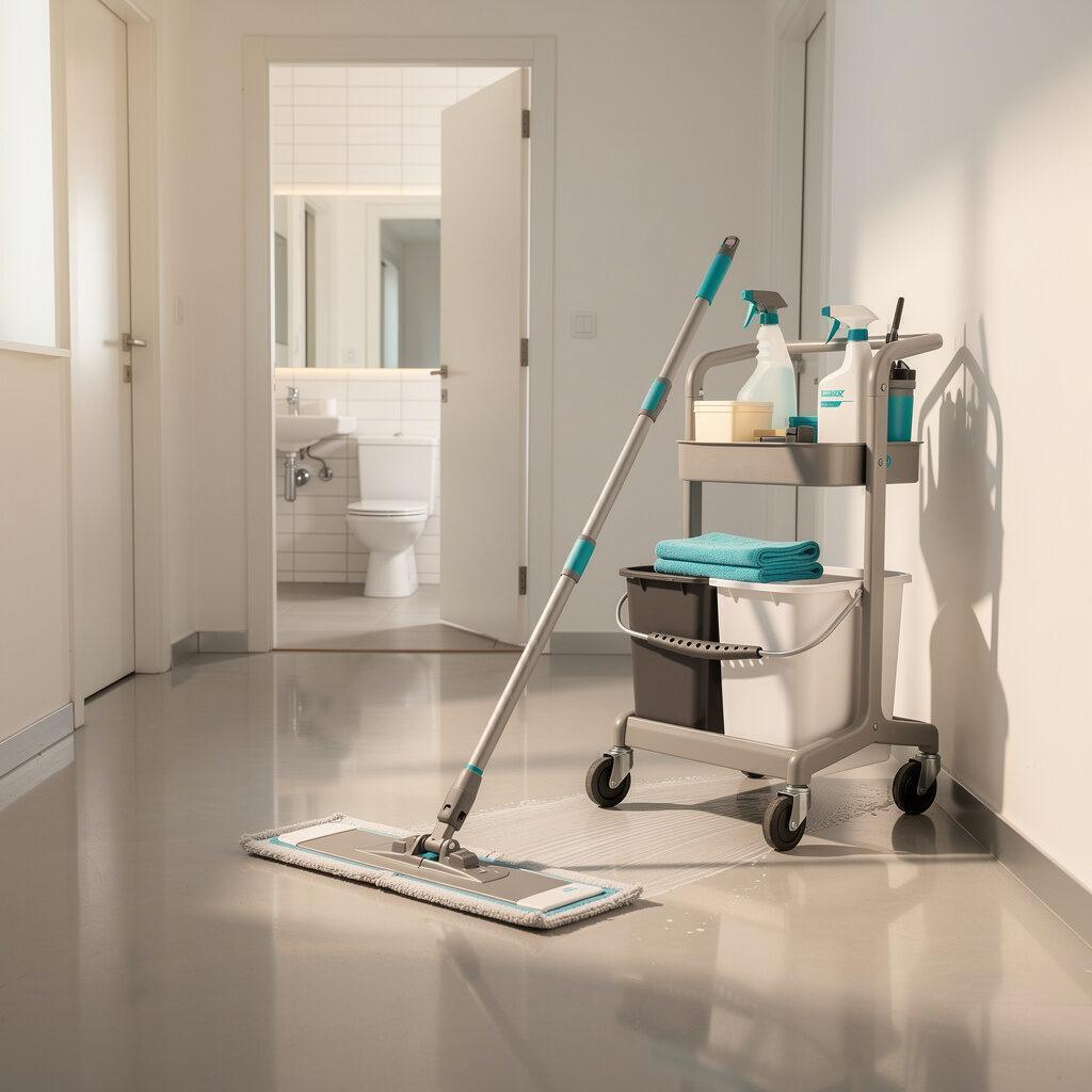 Sanitärbereiche, Flure und Böden – Unterhaltsreinigung – 2BRUEDER e.K.
